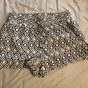 Forever 21 patterned shorts.